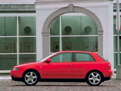 Audi A3 3-door 2002 canvas poster