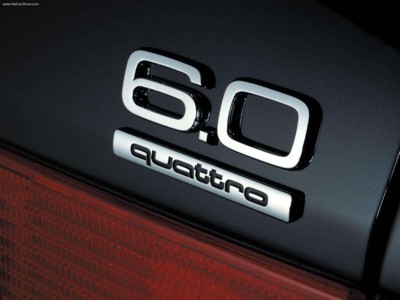Audi A8 L 6.0 quattro 2001 stickers 536886