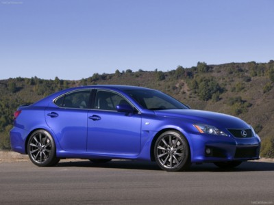Lexus IS-F 2008 canvas poster