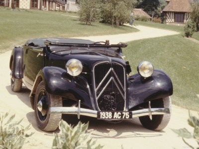 Citroen Traction Avant 11B Cabrio 1938 tote bag