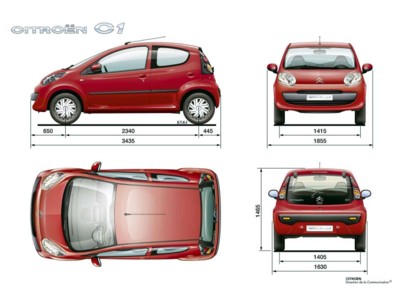 Citroen C1 5door 2006 Mouse Pad 541687