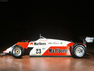 Alfa Romeo 182 T Formula 1 1982 poster
