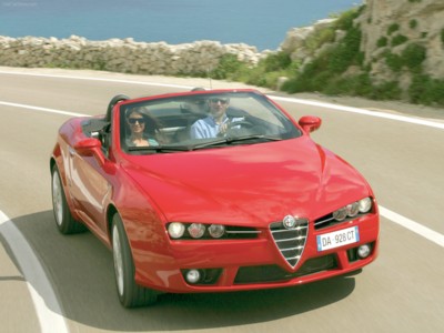 Alfa Romeo Spider 2006 Poster with Hanger
