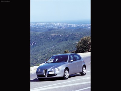 Alfa Romeo 147 2000 metal framed poster