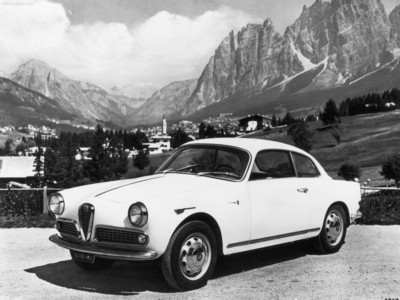 Alfa Romeo Giulietta Sprint 1961 poster