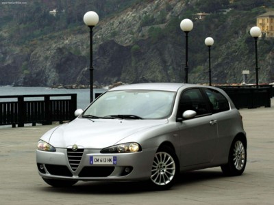 Alfa Romeo 147 3door 2004 Poster with Hanger