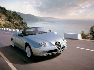 Alfa Romeo Spider 2003 Poster with Hanger
