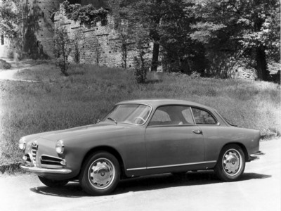 Alfa Romeo Giulietta Sprint 1954 canvas poster