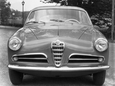 Alfa Romeo Giulietta Sprint 1954 Poster with Hanger