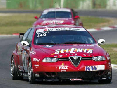 Alfa Romeo 156 GTA Autodelta 2003 canvas poster