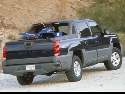 Chevrolet Avalanche 2002 canvas poster