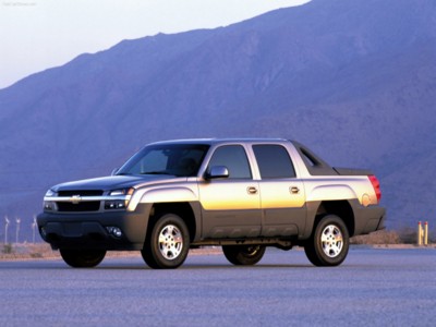 Chevrolet Avalanche 2002 canvas poster