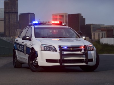 Chevrolet Caprice Police Patrol Vehicle 2011 metal framed poster