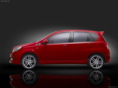 Chevrolet Aveo 2008 Poster with Hanger