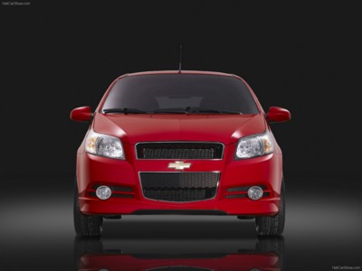 Chevrolet Aveo 2008 wooden framed poster