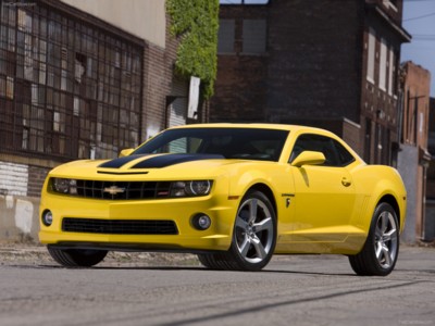 Chevrolet Camaro Transformers 2010 Poster with Hanger