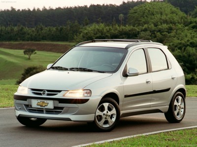 Chevrolet Celta 2003 Poster with Hanger