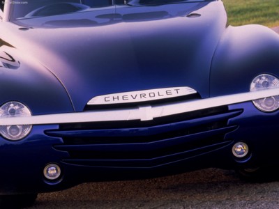 Chevrolet SSR Concept 2000 wooden framed poster