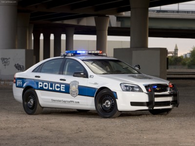 Chevrolet Caprice Police Patrol Vehicle 2011 Poster with Hanger