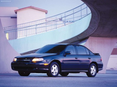Chevrolet Malibu Sedan 2001 Poster with Hanger