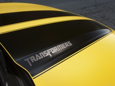 Chevrolet Camaro Transformers 2010 Poster with Hanger