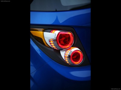 Chevrolet Aveo RS Concept 2010 canvas poster