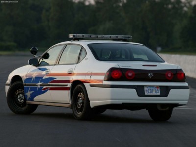 Chevrolet Impala Police Vehicle 2003 canvas poster