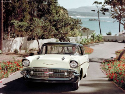 Chevrolet Nomad 1957 metal framed poster