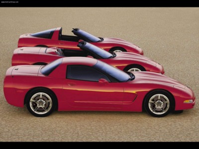 Chevrolet Corvette 2000 Poster with Hanger
