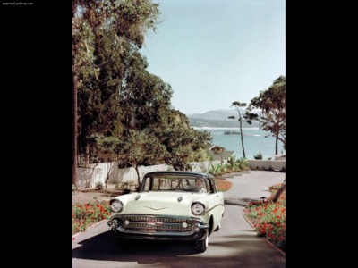 Chevrolet Nomad 1957 wooden framed poster