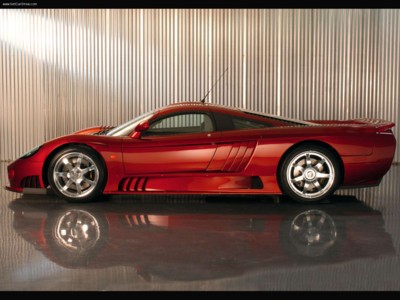 Saleen S7 Twin Turbo 2005 wooden framed poster