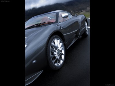 Spyker C12 Zagato 2007 Poster with Hanger
