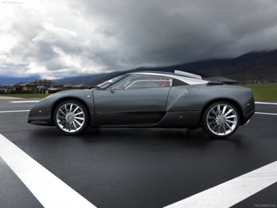 Spyker C12 Zagato 2007 Poster with Hanger