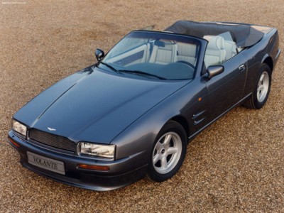 Aston Martin Virage Volante 1990 tote bag