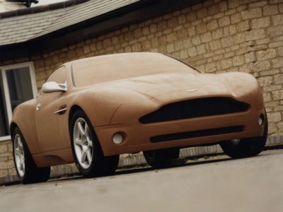 Aston Martin Project Vantage Concept Car 1998 metal framed poster