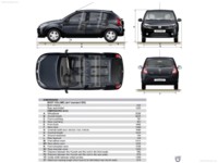 Dacia Sandero 2009 stickers 550280