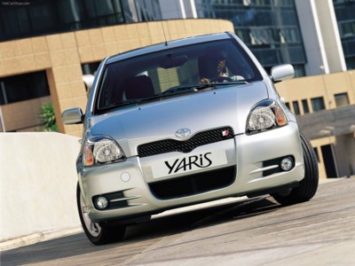 Toyota Yaris T Sport 2001 canvas poster