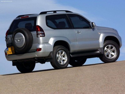 Toyota Land Cruiser 3d 2003 Poster with Hanger