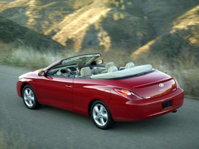Toyota Camry Solara Convertible V6 SE 2004 Poster with Hanger