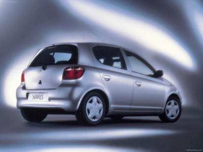 Toyota Yaris 1999 Poster with Hanger