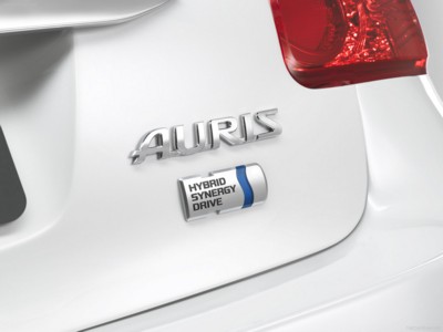 Toyota Auris HSD Full Hybrid Concept 2009 metal framed poster