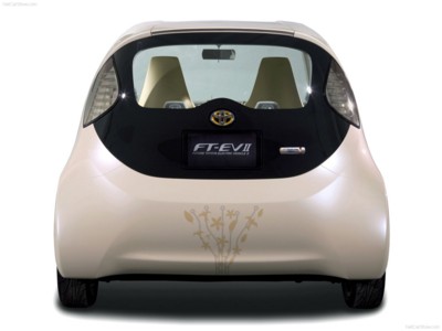 Toyota FT-EV II Concept 2010 canvas poster