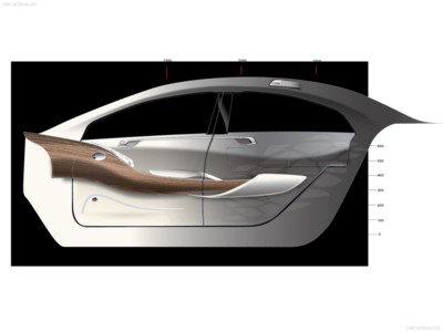 Mercedes-Benz F800 Style Concept 2010 metal framed poster