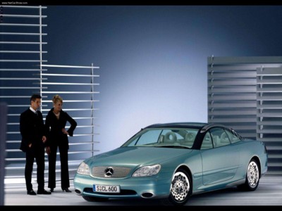 Mercedes-Benz F 200 Concept 1996 metal framed poster