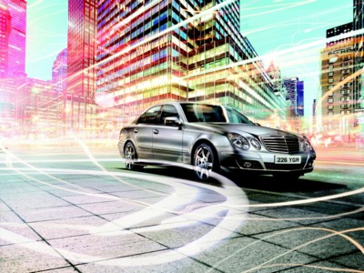 Mercedes-Benz E-Class Executive 2007 canvas poster