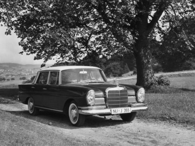 Mercedes-Benz 220SE 1959 Poster with Hanger