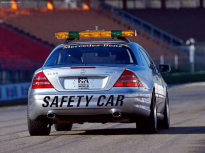 Mercedes-Benz CL55 AMG F1 Safety Car 2000 Poster with Hanger