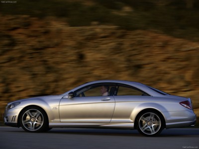 Mercedes-Benz CL65 AMG 2008 metal framed poster