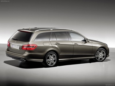 Mercedes-Benz E-Class Estate AMG Sports Package 2010 canvas poster