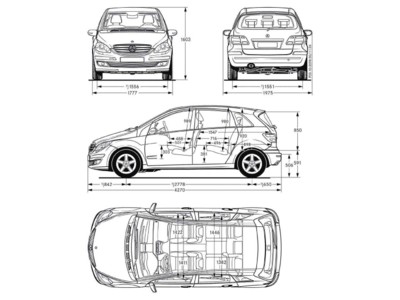 Mercedes-Benz B200 CDI 2006 puzzle 557303